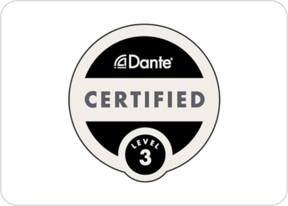Dante Certified Level 3 – Audinate