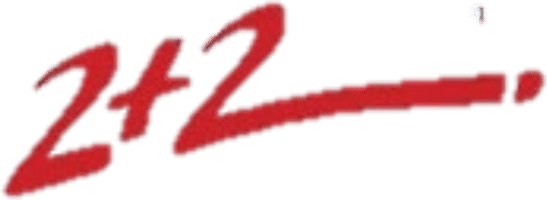 2+2 logo